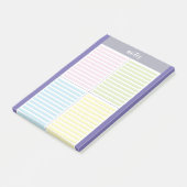 Farbige Notizboxen Post-it Klebezettel (angewinkelt)