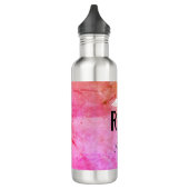 Farbige Nurse RN Medical Caduceus Personalisiert Edelstahlflasche (Links)