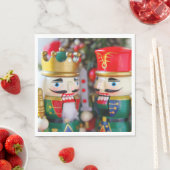 Farbige Nussknacker Serviette (Beispiel)