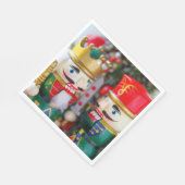 Farbige Nussknacker Serviette (Ecke)