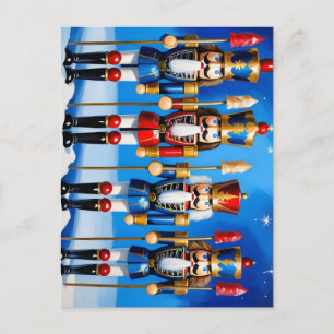 Farbige Nussknackszene Postkarte