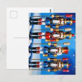 Farbige Nussknackszene Postkarte (Vorne/Hinten)