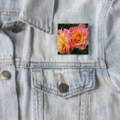 Farbige Ober-Rose Foto Button (Beispiel)