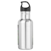 Farbige Ober-Rose Foto Edelstahlflasche (Rückseite)