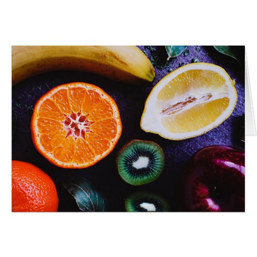 Farbige Obstkarte (Vorderseite (Horizontal))