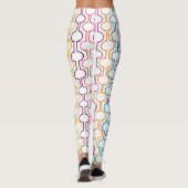 Farbige offene Kreise Leggings (Rückseite)