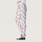 Farbige offene Kreise Leggings (Links)