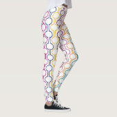 Farbige offene Kreise Leggings (Rechts)