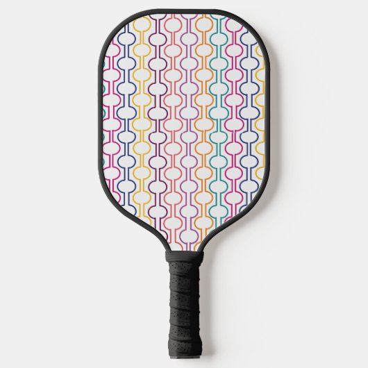 Farbige offene Kreise Pickleball Schläger (Vorderseite)