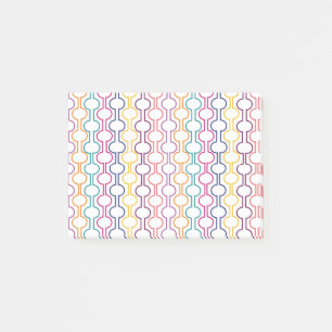 Farbige offene Kreise Post-it Klebezettel