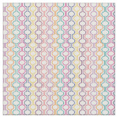 Farbige offene Kreise Stoff (Nahaufnahme)