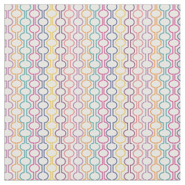 Farbige offene Kreise Stoff