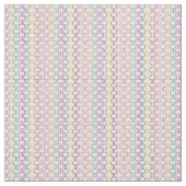 Farbige offene Kreise Stoff (Muster)