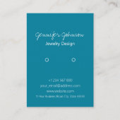 Farbige Ohrring-Anzeigetafel für Tierwerbung Visitenkarte (Vorderseite)