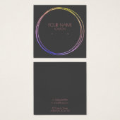 Farbige Ohrringe (Vorne & Hinten)