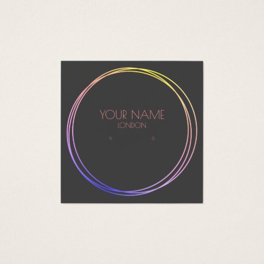 Farbige Ohrringe (Vorderseite)