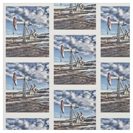 Farbige Ölfeld-Pumpen Stoff (Muster)