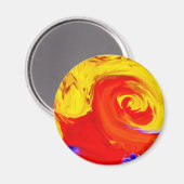 Farbige Ölmalerei - Magnete Magnet (Vorderseite/Rückseite)