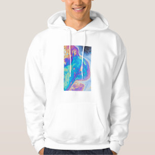 Farbige Ölmuster, Kanada Hoodie