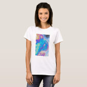 Farbige Ölmuster, Kanada T-Shirt (Vorne ganz)