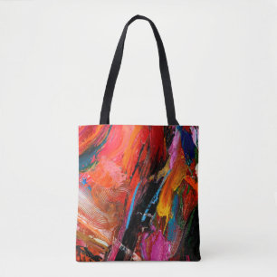 Farbige Ölpinselpinsel abstrakt Tasche