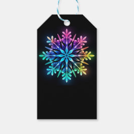 FARBIGE OMBRÉ-WINTERFEIERTAG-SCHNEEFLOCKE GESCHENKANHÄNGER