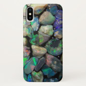 Farbige Opal Gemstones (Imitate) Case-Mate iPhone Hülle (Rückseite)