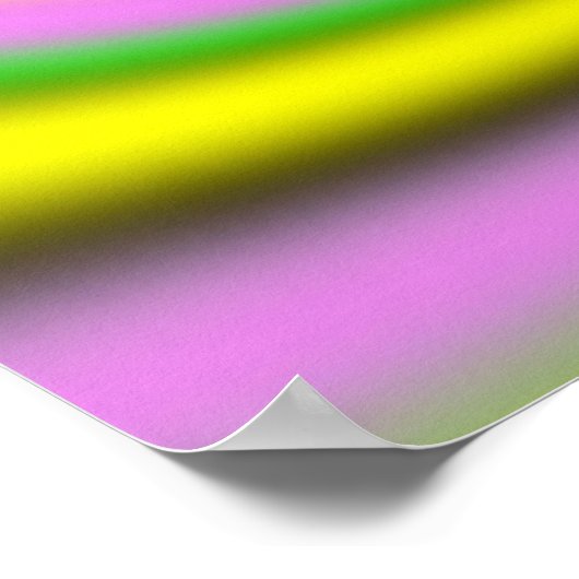 farbige optische Illusion Poster (Ecke)