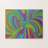 farbige optische Illusion Puzzle (Horizontal)