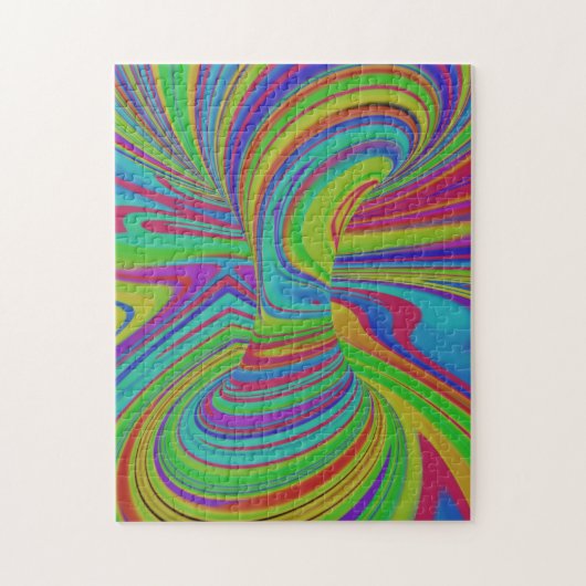 farbige optische Illusion Puzzle (Vertikal)