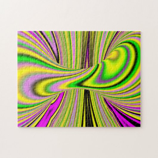 farbige optische Illusion Puzzle (Horizontal)