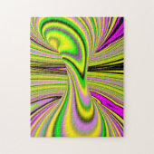 farbige optische Illusion Puzzle (Vertikal)