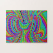 farbige optische Illusion Puzzle (Horizontal)