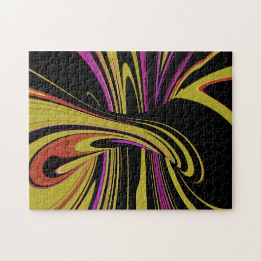 farbige optische Illusion Puzzle (Horizontal)