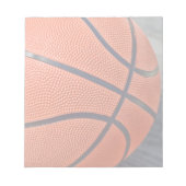 Farbige Orange Basketball Notizblock (Vorderseite)