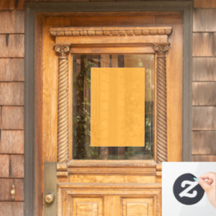 Farbige Orange-Hintergrundtexte für Web und Print Fensteraufkleber