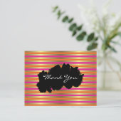 Farbige, orangefarbene und Imitate Metallstreifen  Postkarte (Stehend Vorderseite)