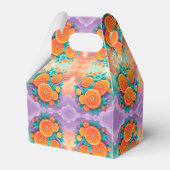 Farbige Orangen Geschenkschachtel (Rückseite)