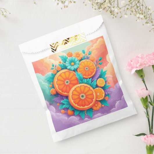 Farbige Orangen Geschenktütchen (Versiegelt)