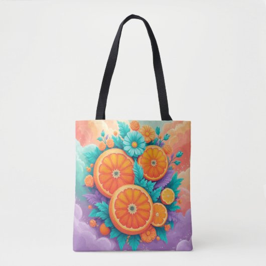 Farbige Orangen Tasche (Vorderseite)