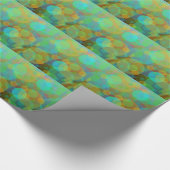 Farbige Orbs Abstrakt Art Geschenkpapier (Ecke)