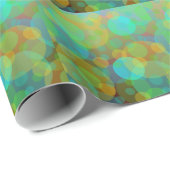 Farbige Orbs Abstrakt Art Geschenkpapier (Rolleneckpunkt)