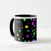 Farbige Orbs-Tasse Tasse (Vorderseite Links)