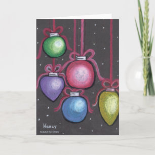 Farbige Ornamente - Kinderkunst für CHOC Karte