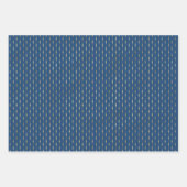 Farbige Ornamente Umhüllungspapier Set von 3 Geschenkpapier Set (Vorderseite 2)