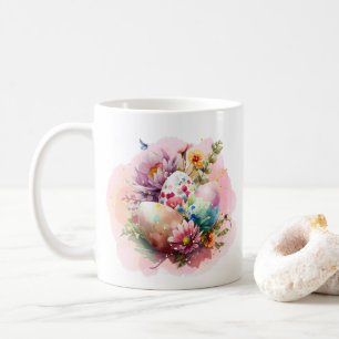 Farbige Ostereier Kaffeetasse