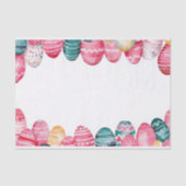 Farbige Ostereier Seidenpapier (Vorderseite)