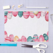 Farbige Ostereier Seidenpapier (Handwerk)