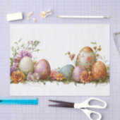 Farbige Ostereier Seidenpapier (Handwerk)