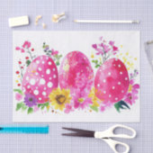 Farbige Ostereier Seidenpapier (Handwerk)